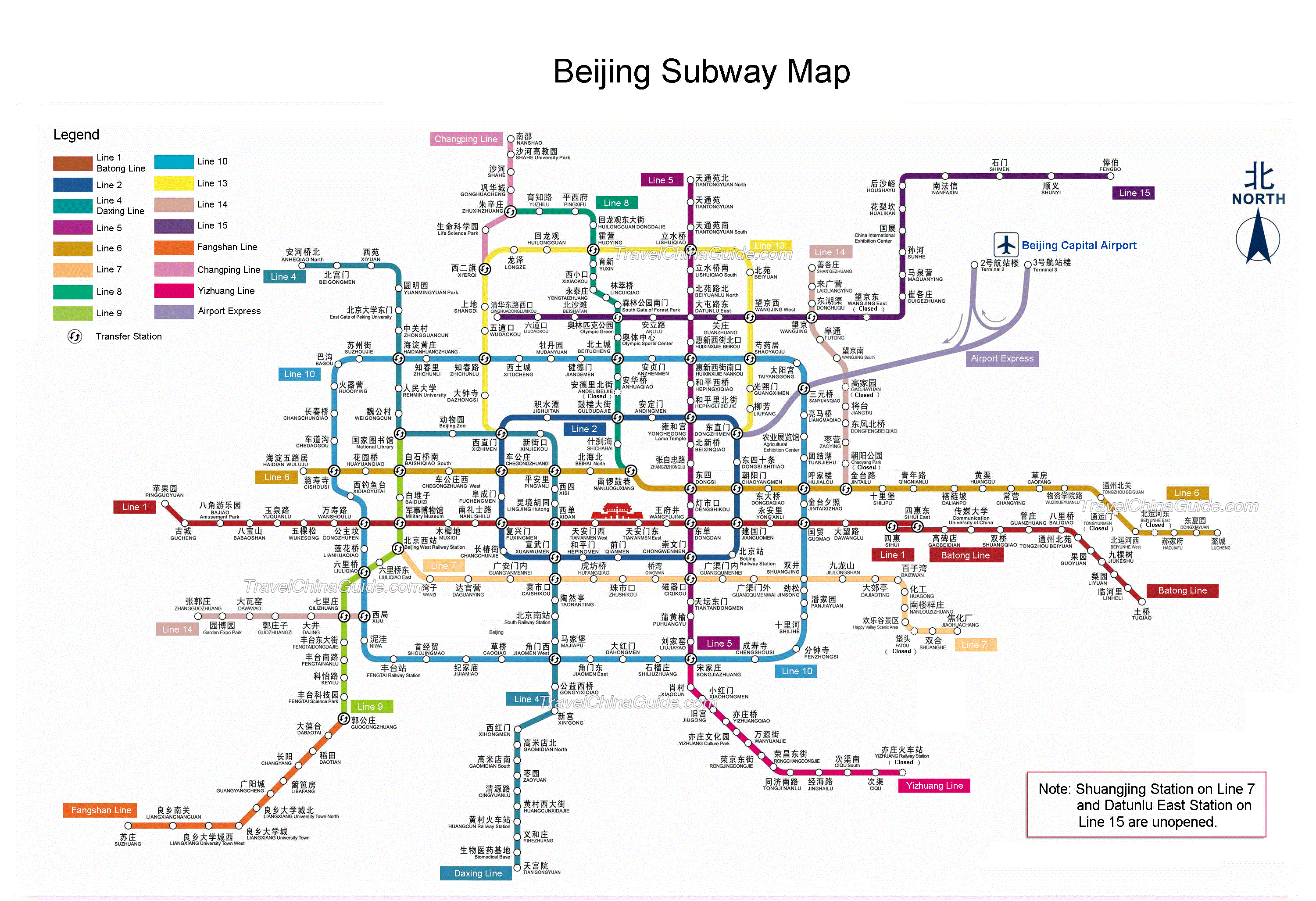 Beijing Subway Map 2015