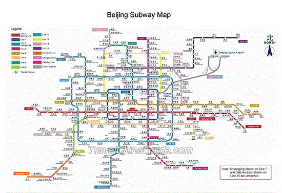 Beijing Subway Map 2015