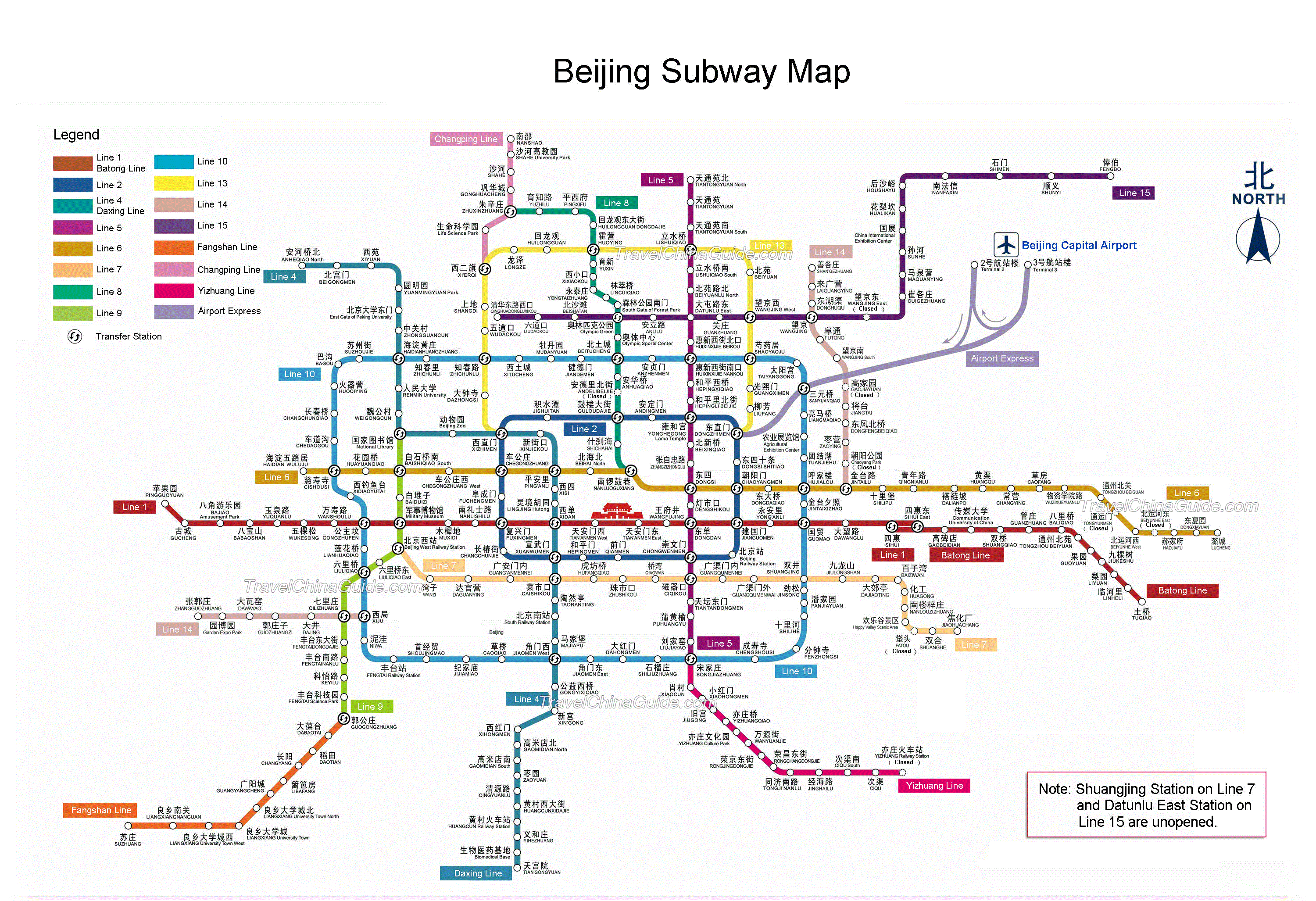 Beijing Subway Map 2018